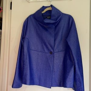 Worth New York Funnel Neck Jacket Size Large